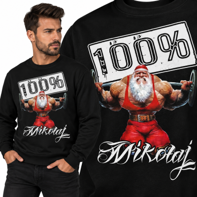 BLUZA ŚWIĄTECZNA 100 MIKOŁAJ